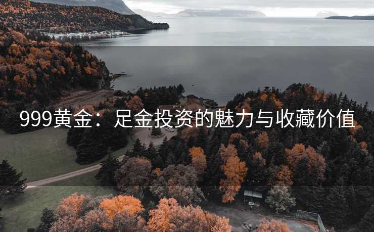 999黄金：足金投资的魅力与收藏价值