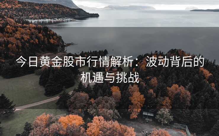 今日黄金股市行情解析：波动背后的机遇与挑战